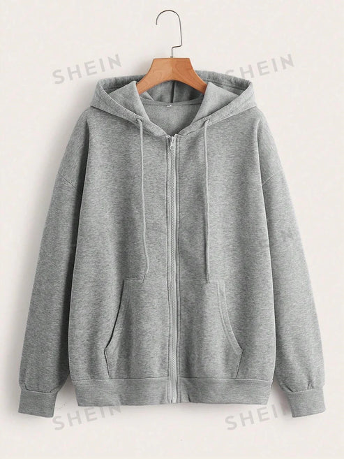 Unisex Winter Zipper Hoodie