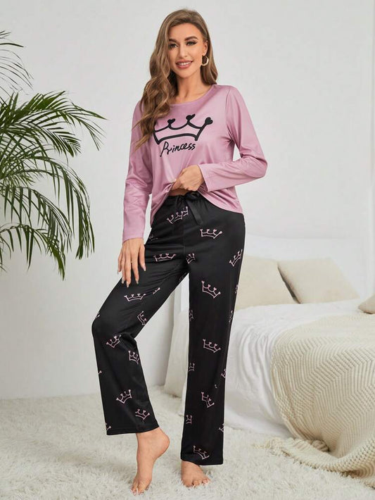 Princess Printed Night Suit