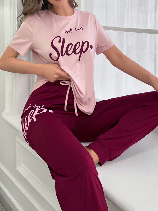 Sleepy Eyes Printed Night Suit
