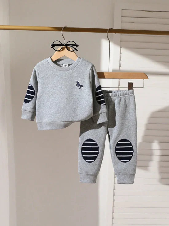 Golf & Horse Printed Kids Winter Suit