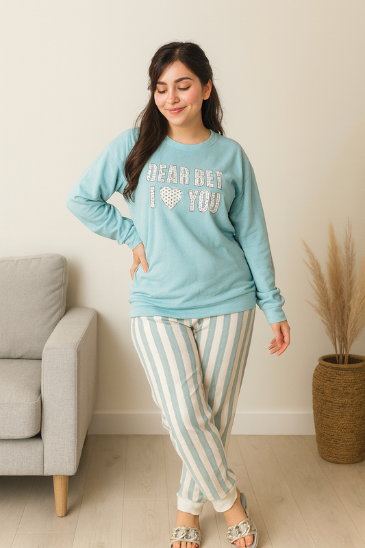 Winter Dear Bed Printed Night Suit