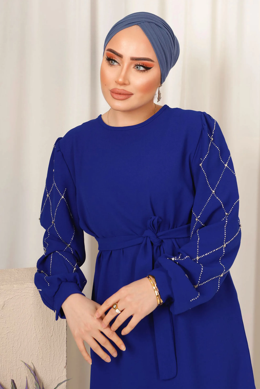 Winter Diamond Printed Long Sleeves 2 PC Co-Ord Set